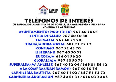 contactos el ejido|Teléfonos de interés